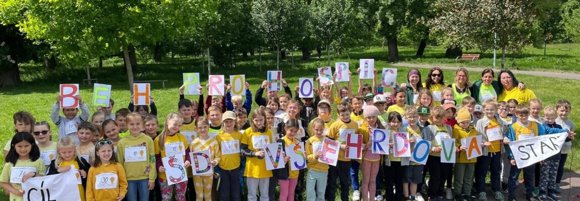 Celá školní družina podpořila Běh pro Hospic svatého Štěpána v Litoměřicích